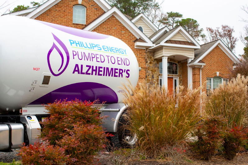 Phillips Energy Pumped to End ALZ Propane Truck.png